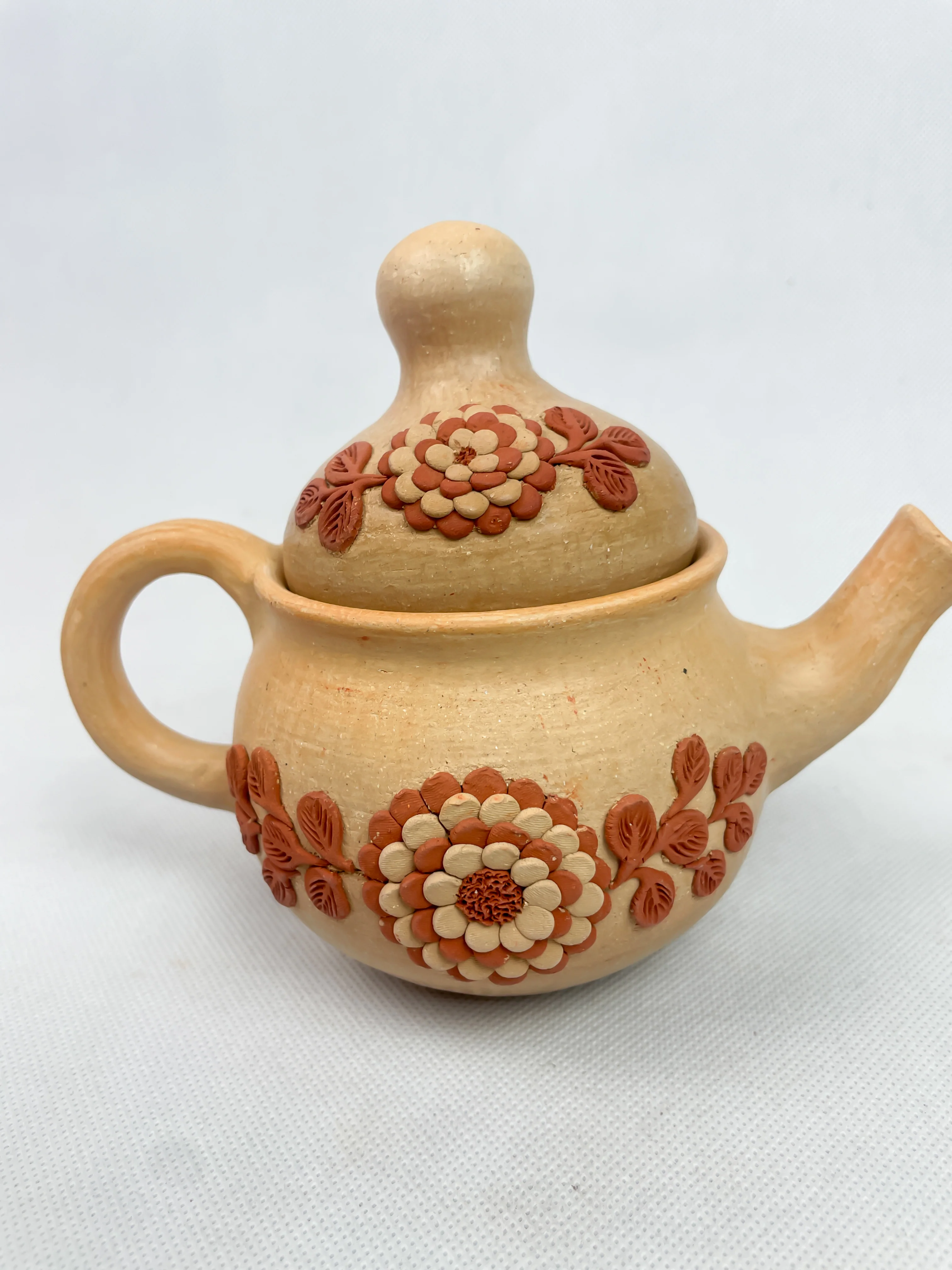 Velasco Oaxaca Red Clay Tea Pot - Tetera Barro - Image 8