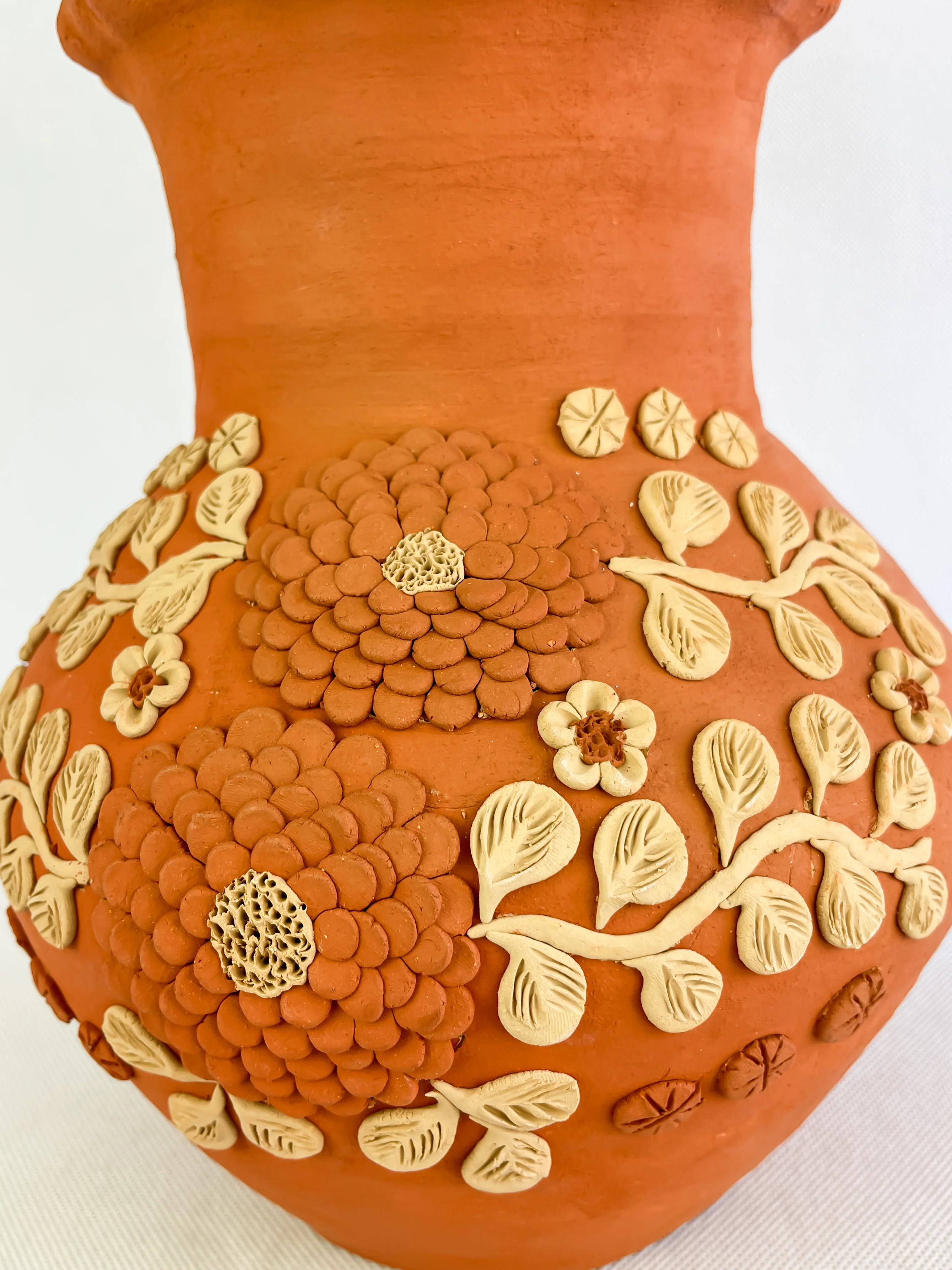 Velasco Oaxaca Red Clay Vase - Florero Barro - Image 11
