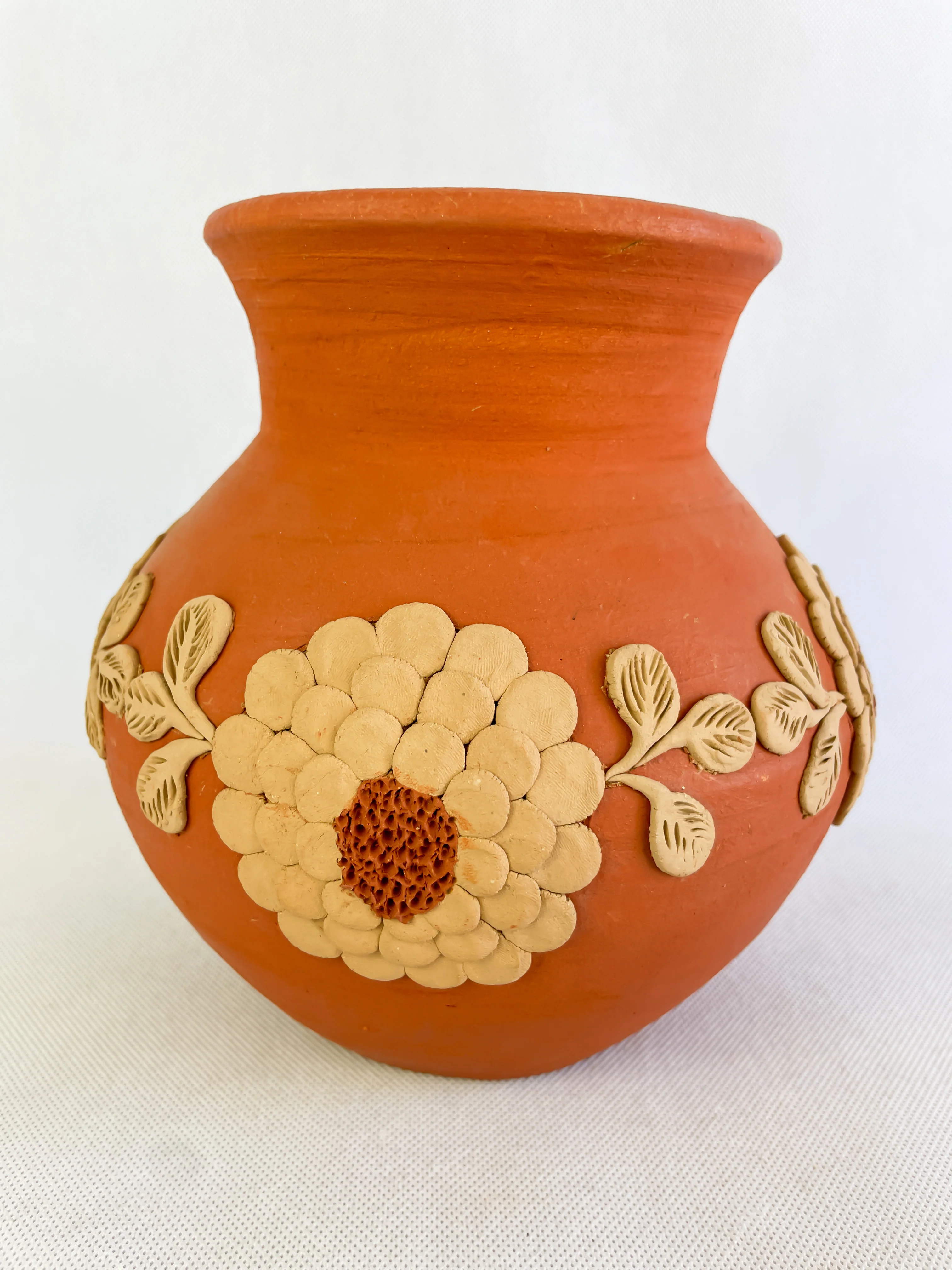 Velasco Oaxaca Red Clay Vase - Florero Barro - Image 5