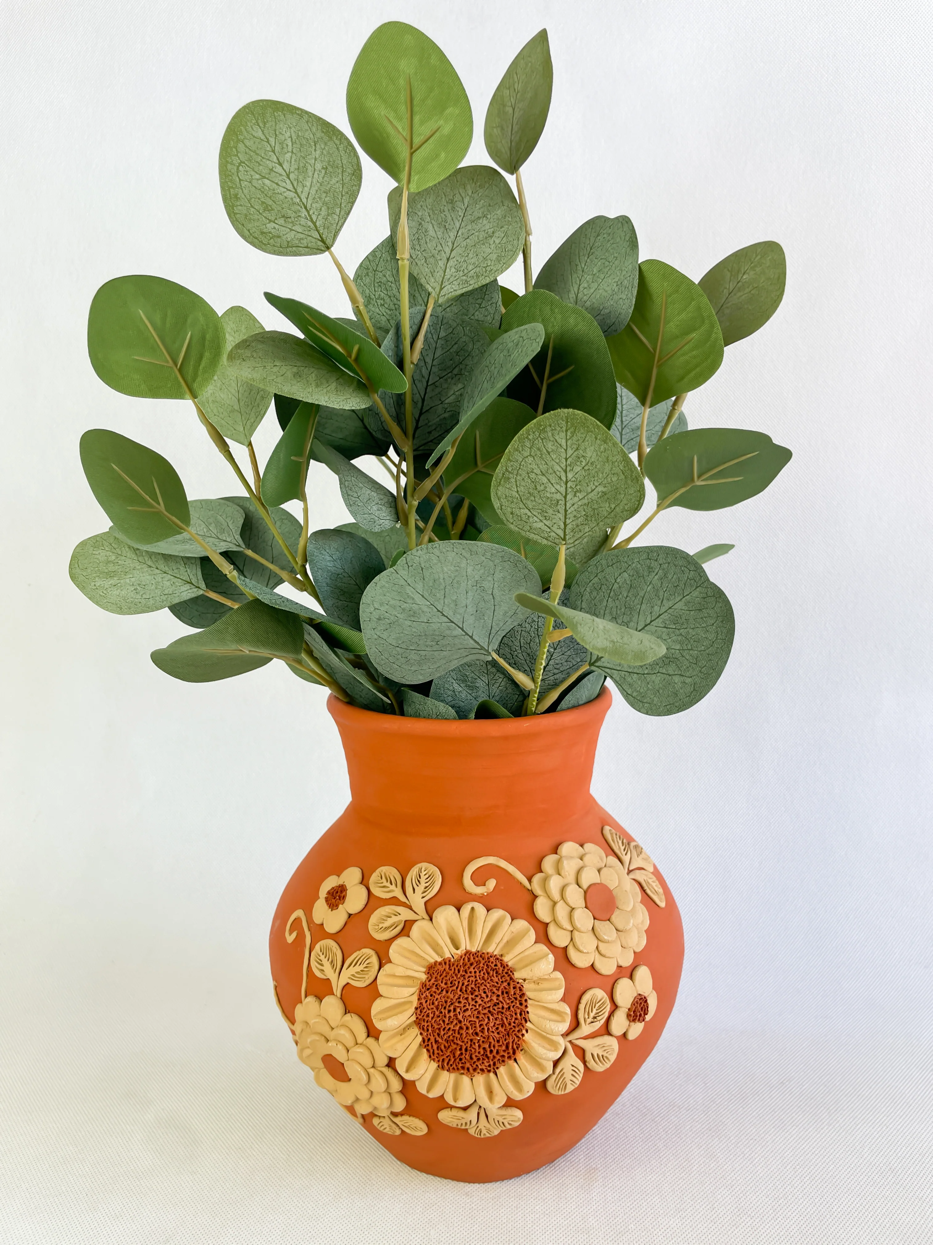 Velasco Oaxaca Red Clay Vase - Florero Barro - Image 8