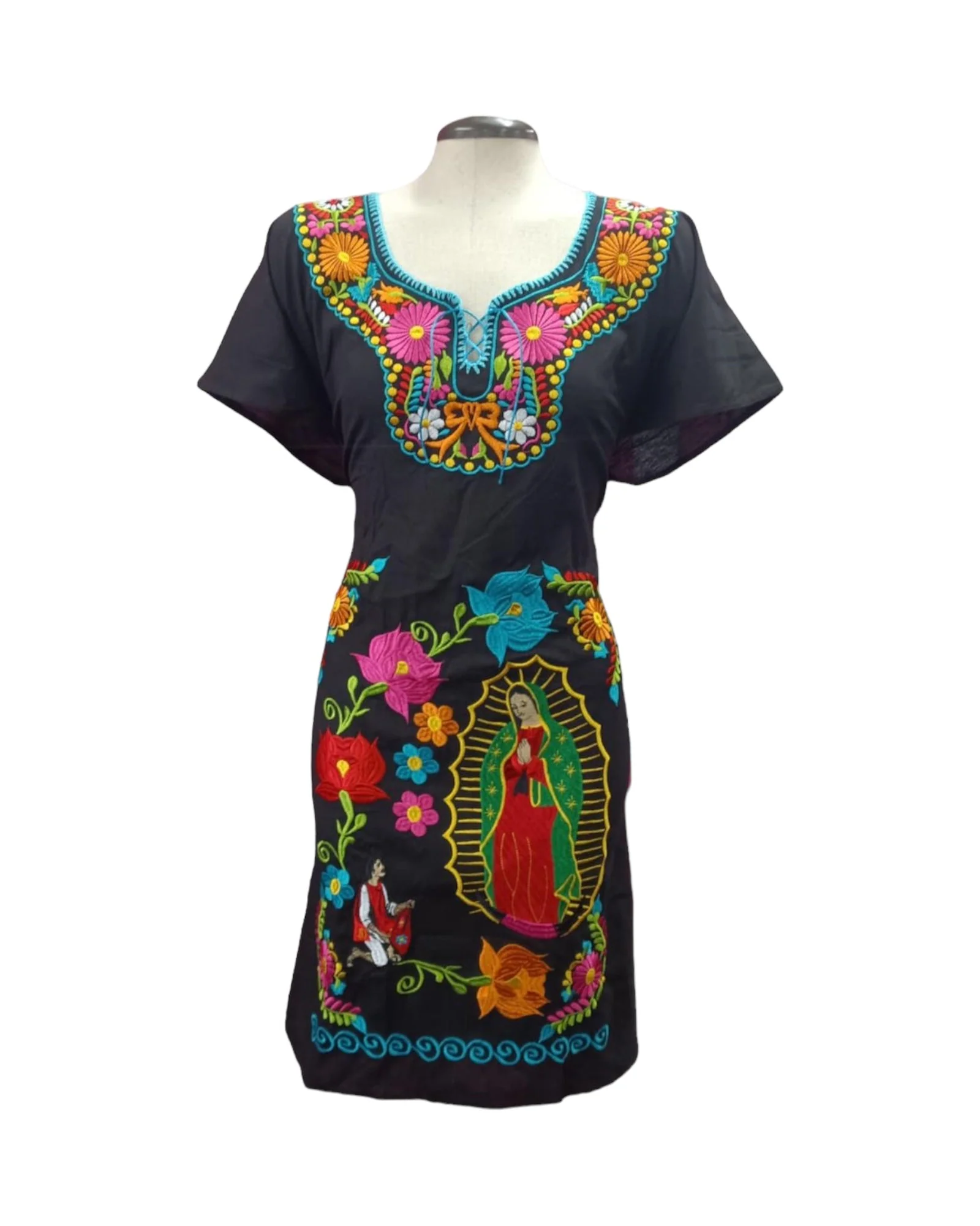 Virgen Embroidered Dress - Image 2