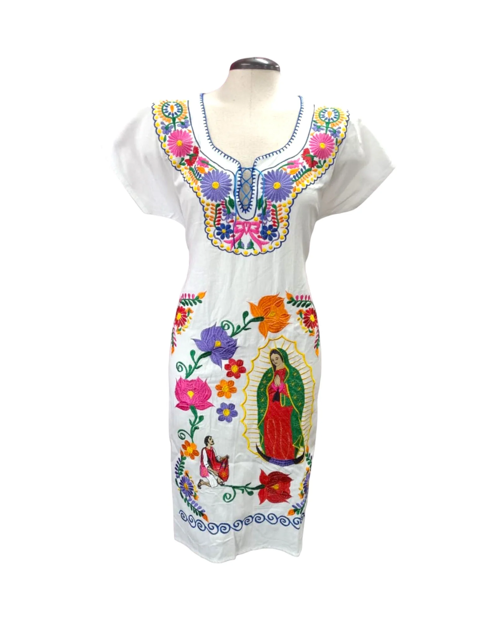 Virgen Embroidered Dress - Image 3