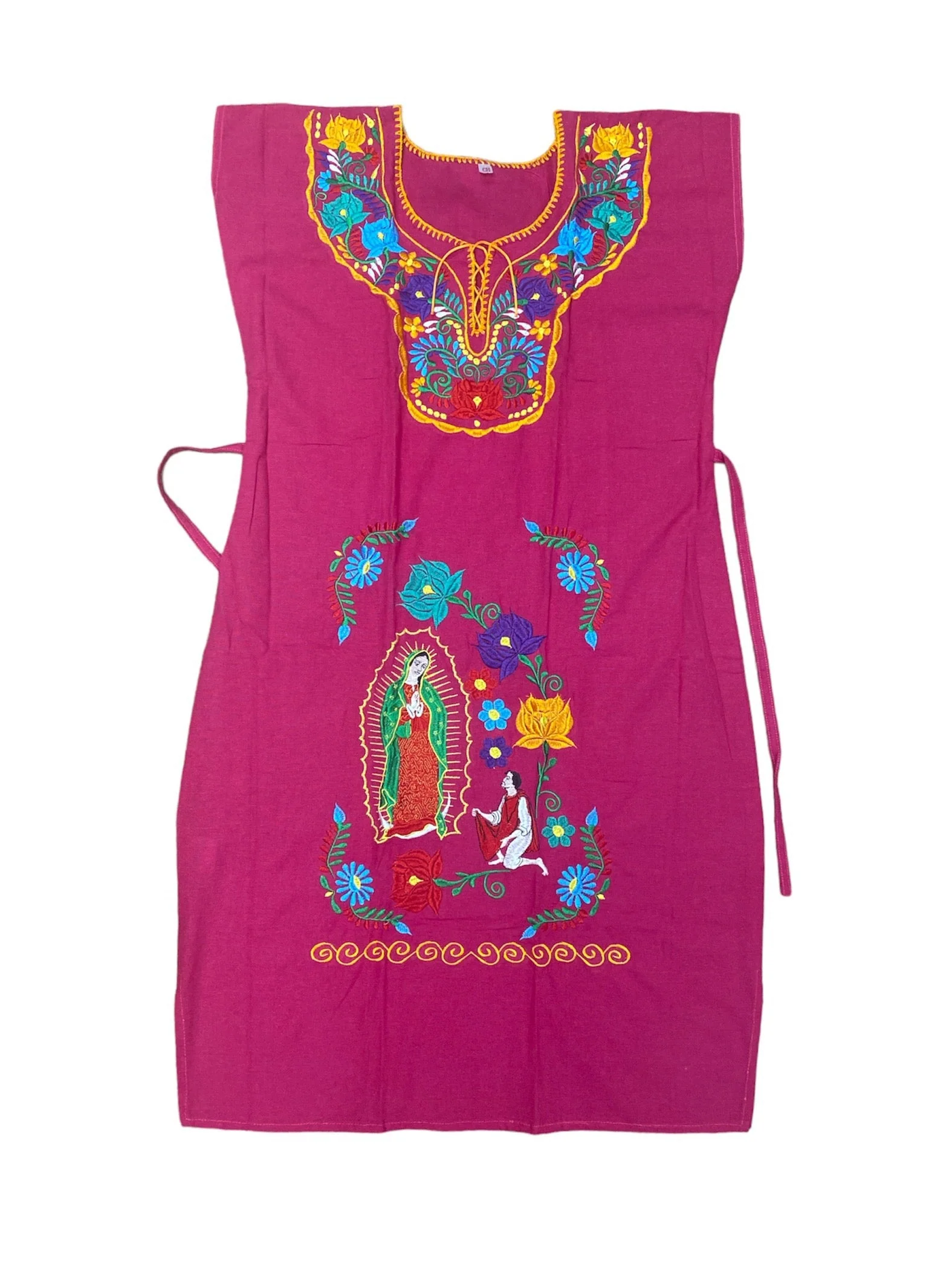 Virgen Embroidered Dress - Image 8