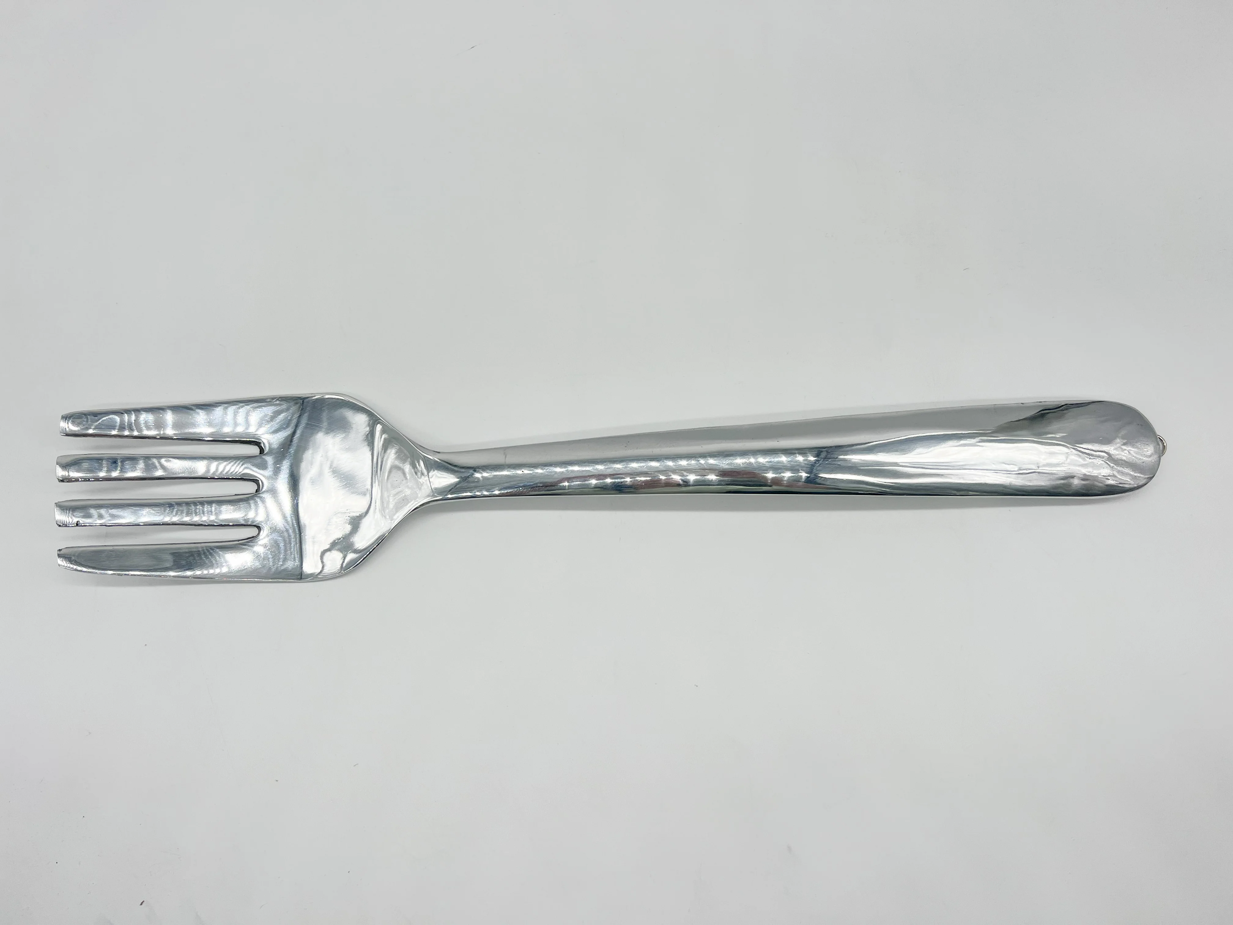 Giant Fork And Spoon Wall Decor 22 Inch Oversized Silver Wall Utensils - Image 7