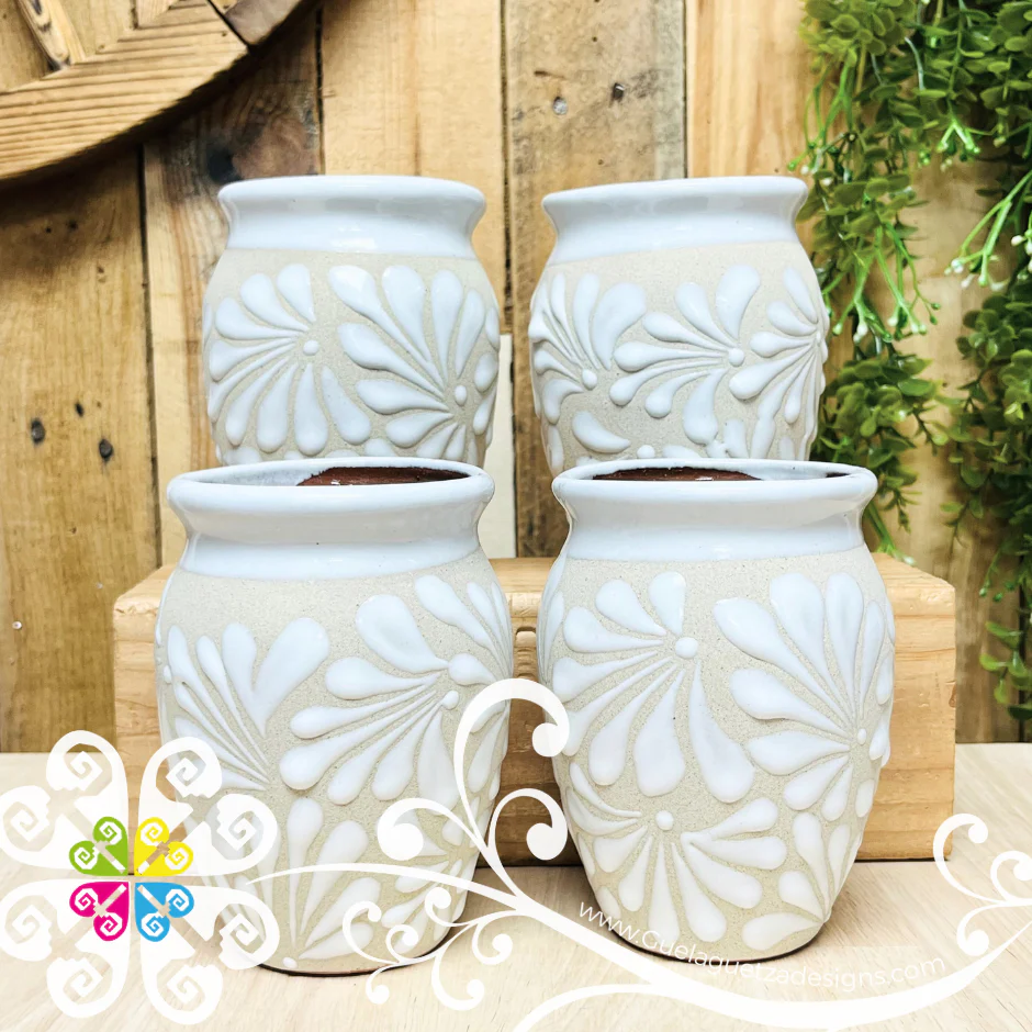 White Espiga Pato Pitcher Set - 4 Cantaritos - Image 5