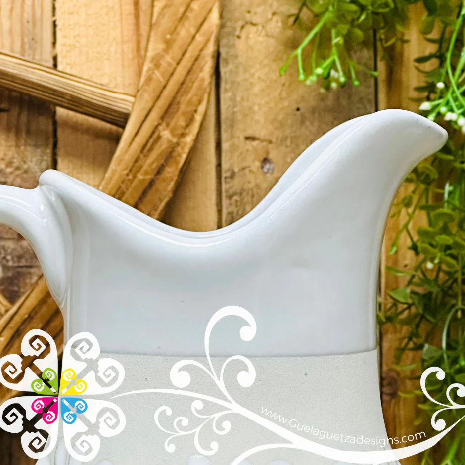 White Espiga Pato Pitcher Set - 4 Cups - Image 8