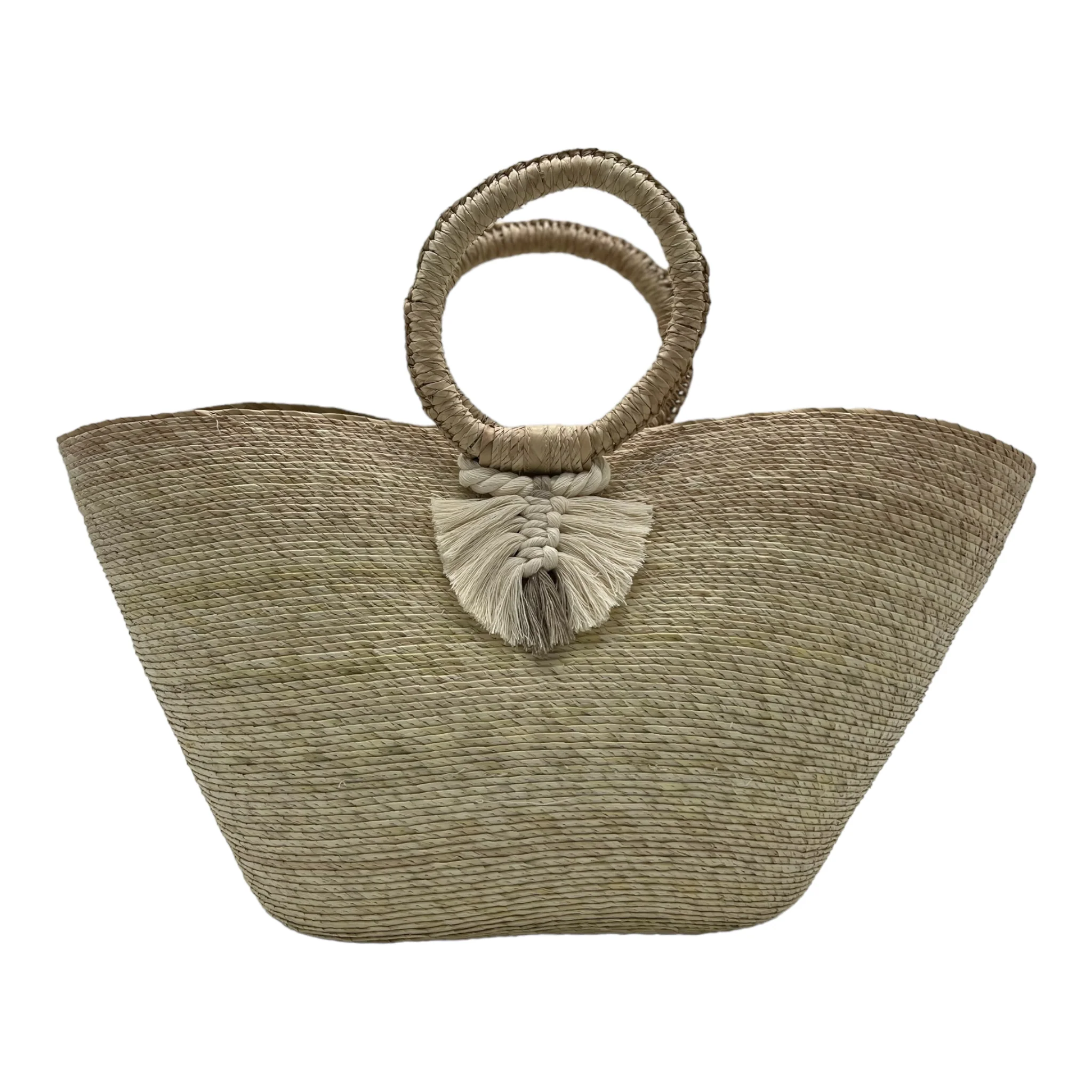 Woven Palm Beach Tote Mexican Tote Bag Handwoven - Image 4